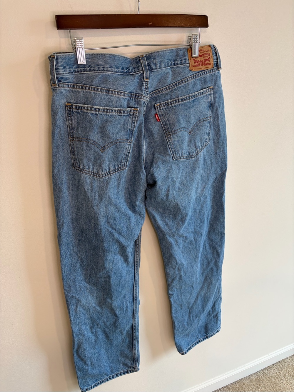 Levi's Women's Low Pro Straight Jeans Size 31 - Picture 5 of 6
